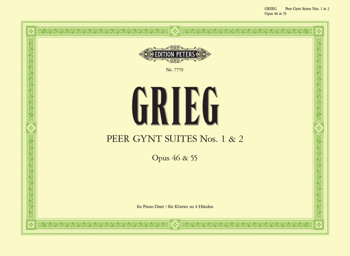 Grieg Peer Gynt Suites No. 1 Op. 46 & No. 2 Op. 55 (Arranged for Piano Duet)