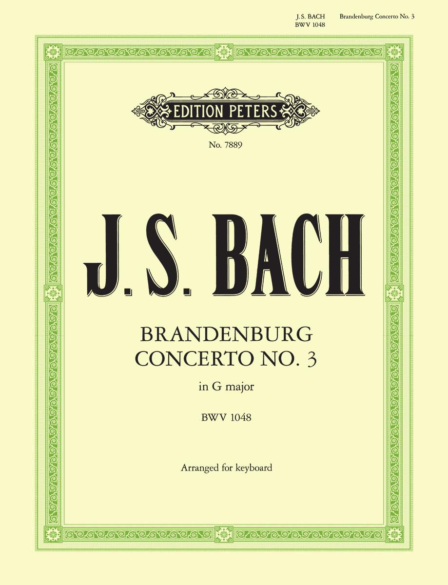 Bach Brandenburg Concerto No. 3 in G BWV 1048 (Arranged for Piano)