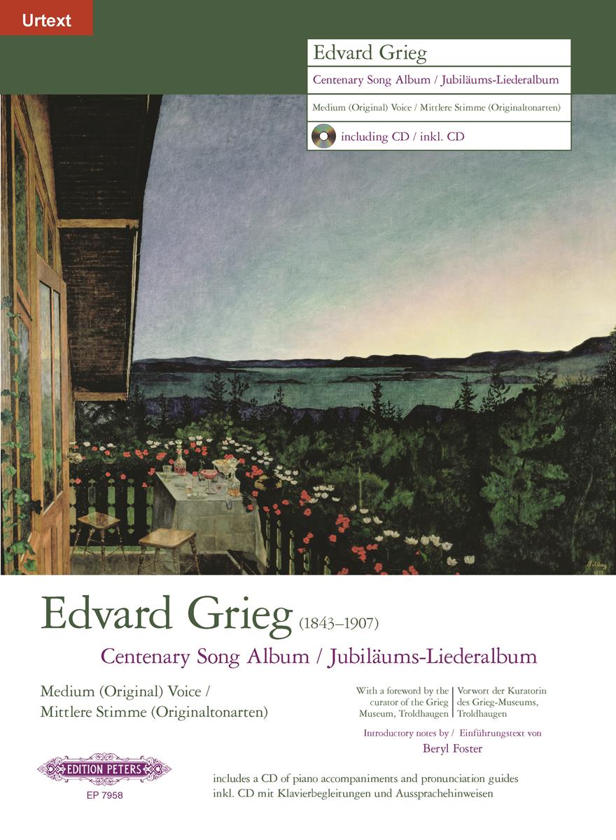Grieg: Centenary Song Album for Medium Voice