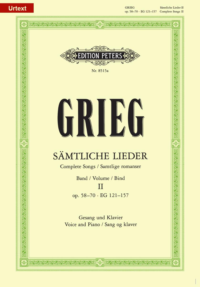Grieg Complete Songs Volume 2