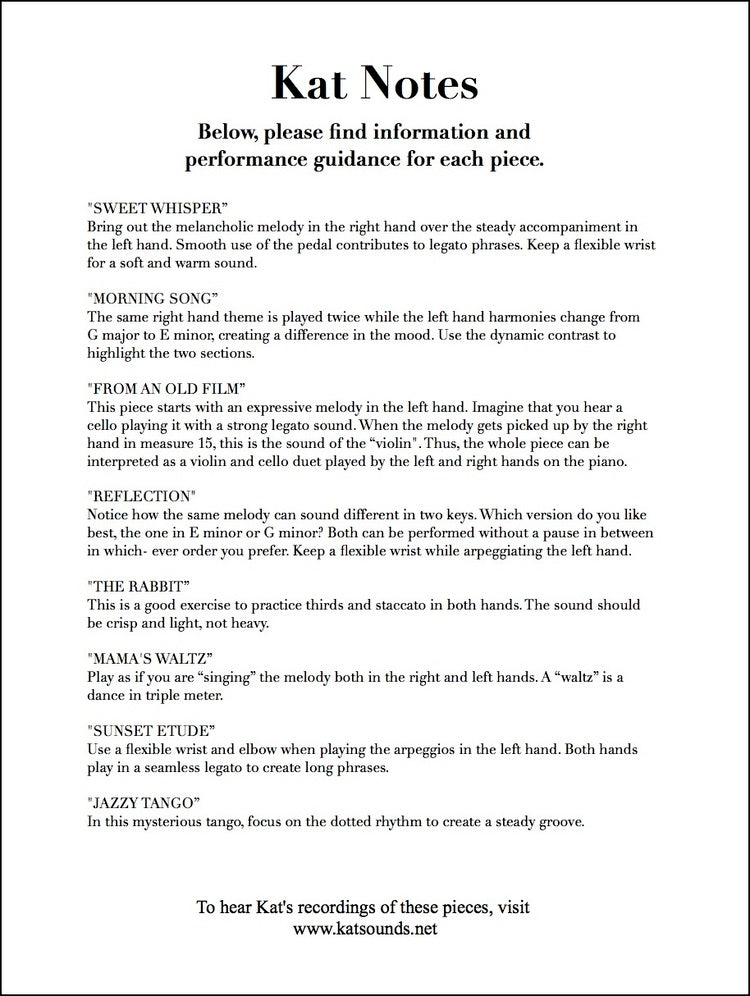 Original Piano Solos Volume 1