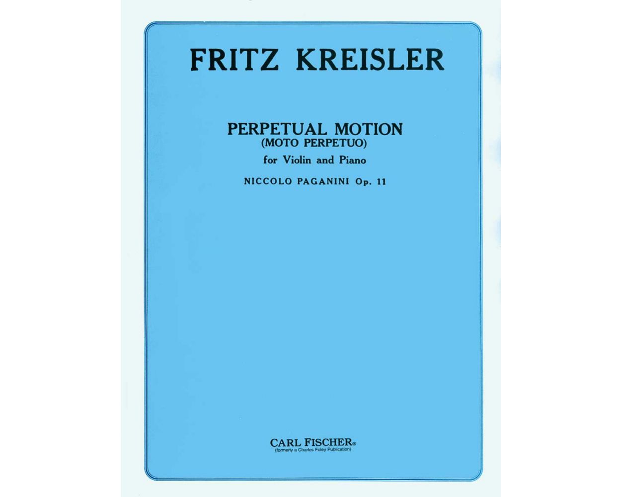 Paganini Perpetual Motion (Moto Perpetuo) Arranged Kreisler