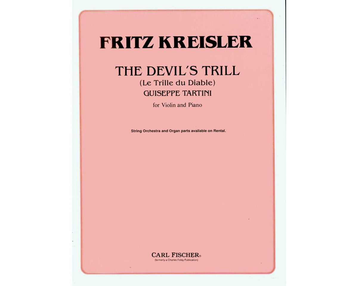 Tartini The Devil's Trill Arranged Kreisler