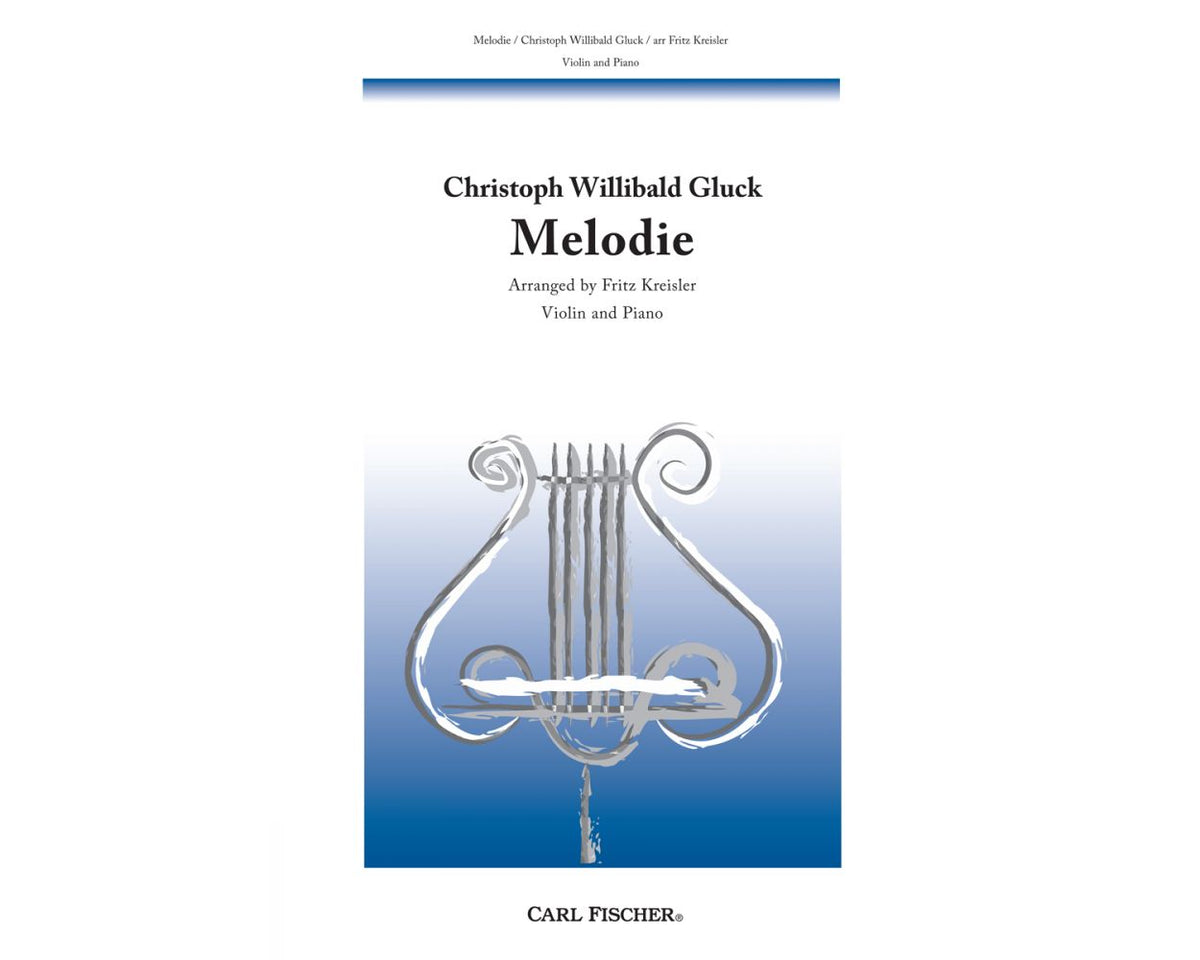 Gluck Melodie for Violin and Piano Arranged Kreisler