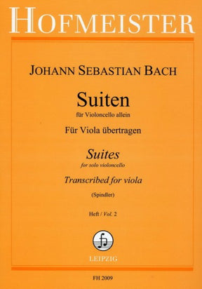 Bach Cello Suites Volume 2 Arr. Viola