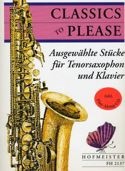 Classics to Please for Tenor Saxophone