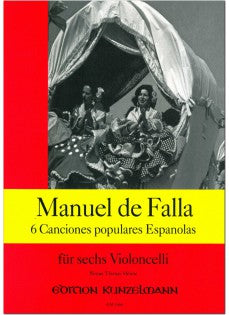 Falla 6 Canciones Populares Espanola for 6 Cellos