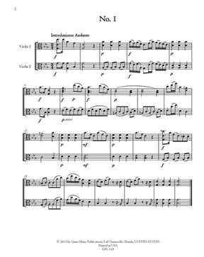 44 18th Century Italian Viola Duets Volume 1 #1-22