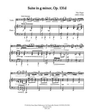 Reger Suite in G minor