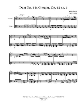 Stamitz 3 Duets Op. 12