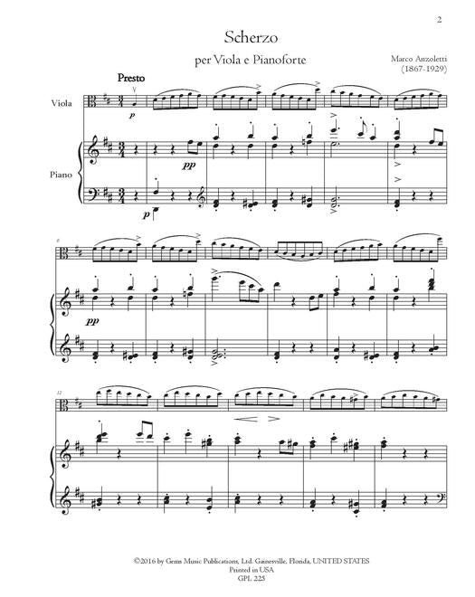 Anzoletti Scherzo and Trio