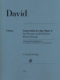 David Concertino in E flat major Opus 4 for Trombone and Orchestra
