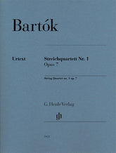 Bartok String Quartet No. 1, Op. 7