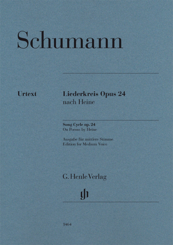 Schumann Liederkreis for Medium Voice and Piano, Op. 24