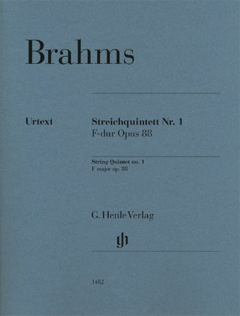 Brahms String Quintet No 1 in F major Opus 88