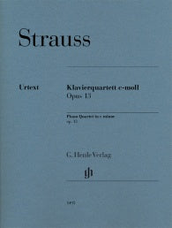 Strauss Piano Quartet in C minor Opus 13