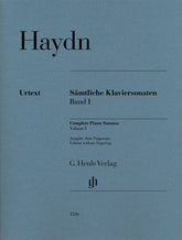 Haydn Complete Piano Sonatas Volume 1 - Edition Without Fingering