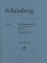 Schoenberg String Quartet No 2 Op 10 with Soprano part
