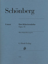 Schoenberg Three Piano Pieces Op. 11
