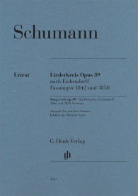 Schumann Song Cycle op. 39 On Poems by Eichendorff Versions 1842 and 1850