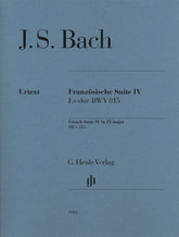 Bach French Suite No 4 in E-flat major BWV 815 with fingerings