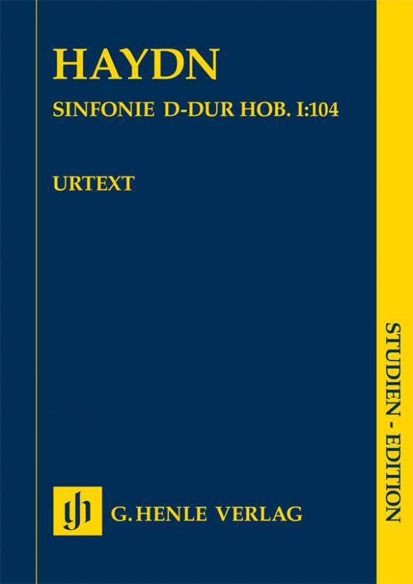 Haydn Symphony In D Major Hob. I:104 Study Score