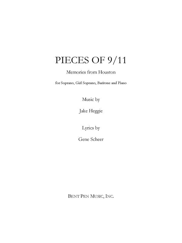 Heggie: Pieces of 9/11 piano/vocal score