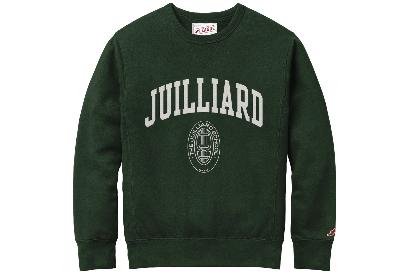 Sweatshirt: Collegiate Embroidered Crew