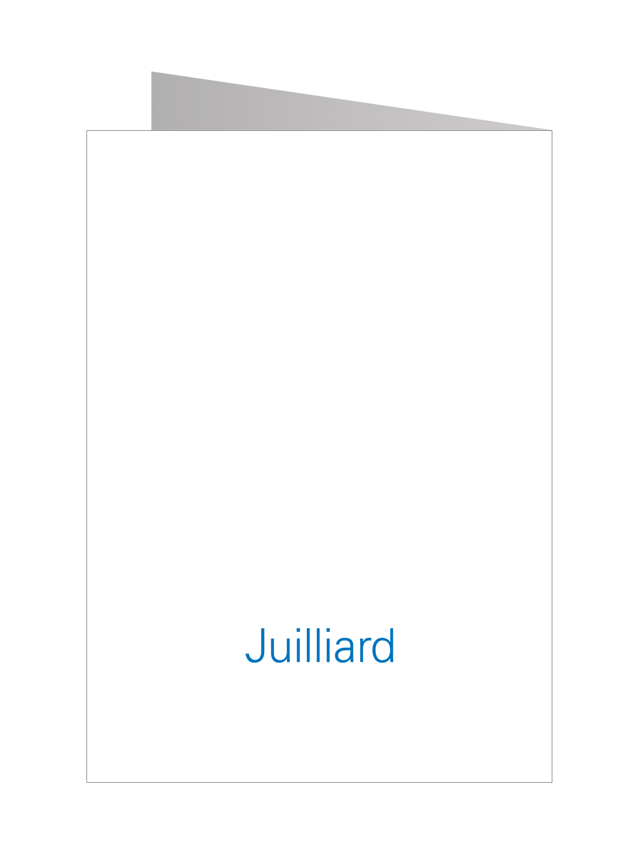 Clearance Card: Juilliard Icon - Dancer (Blank inside)