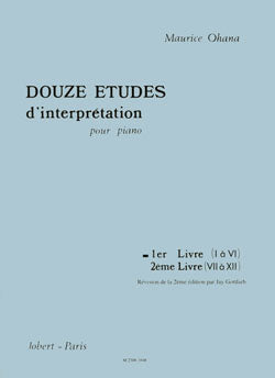 Ohana Etudes D'Interpretation Volume 1