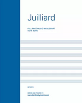 Juilliard Manuscript Paper Notebook