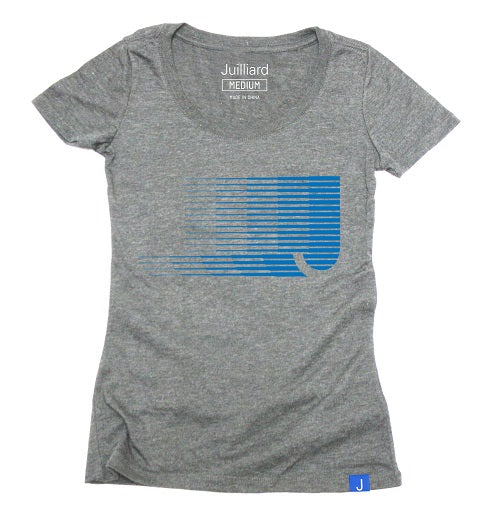 T-Shirt: Juilliard Women's J design with name on back FINAL SALE / CLEARANCE (Small/Medium only)