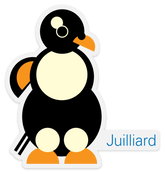 Decal: Juilliard Penguin Sticker