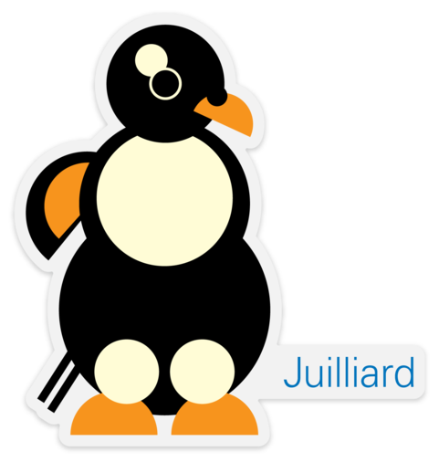 Decal: Juilliard Penguin Sticker