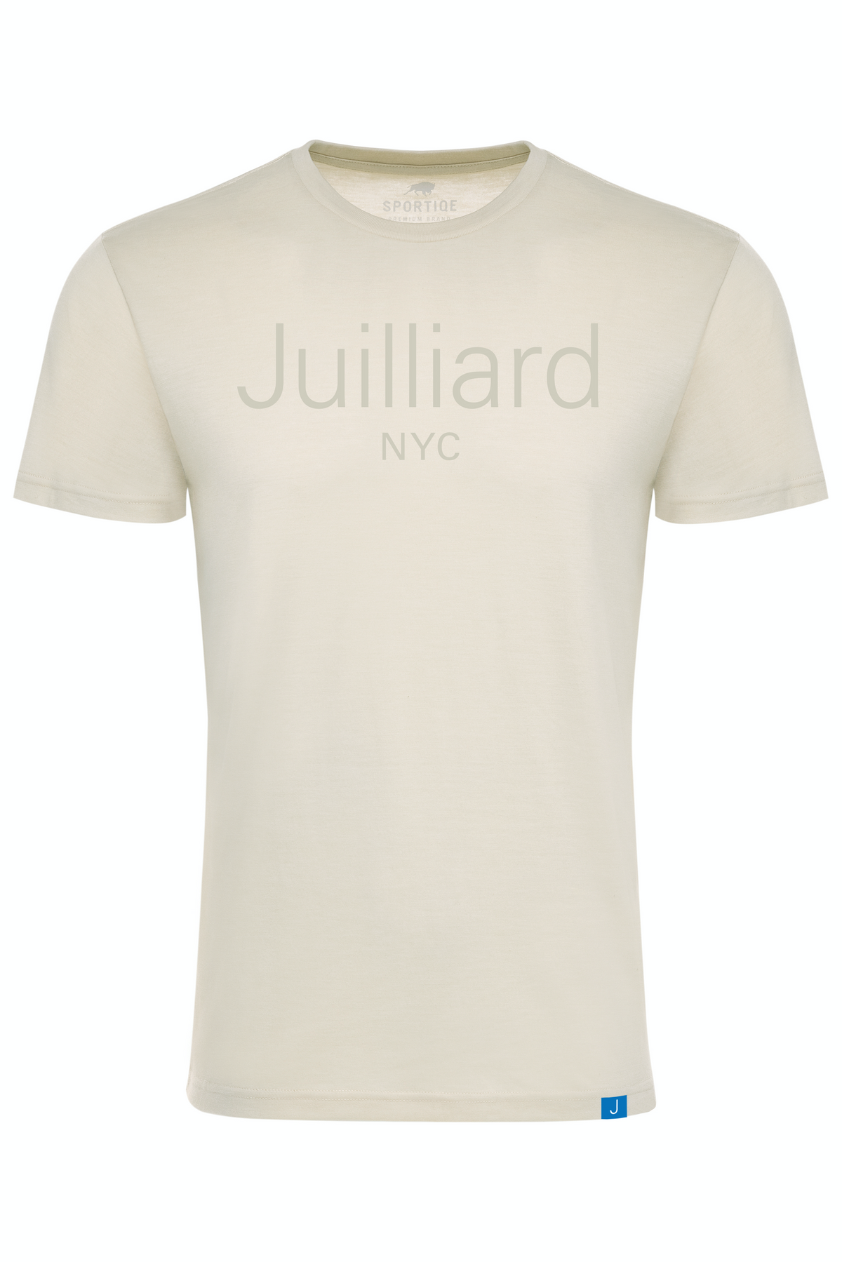 T-shirt: Juilliard NYC Bone with Ghost Ink FINAL SALE / CLEARANCE