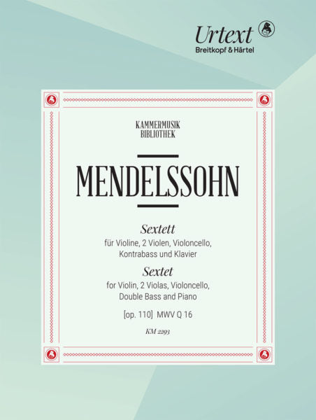 Mendelssohn Sextet (Op. 110) -  Score Only