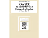 Kayser: 36 Elementary and Progressive Studies
