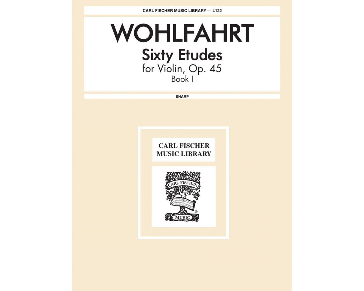 Wohlfahrt Sixty Etudes for Violin, Op. 45, Book I