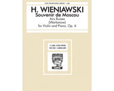 Wieniawski Souvenir De Moscou (Moscow) for Violin & Piano op 6