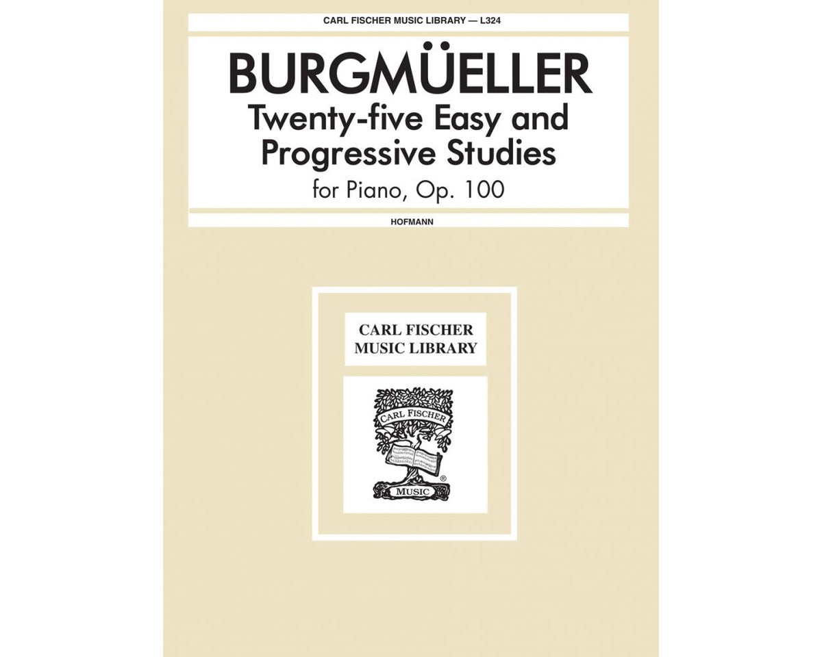 Burgmueller 25 Easy and Progressive Studies Opus 100