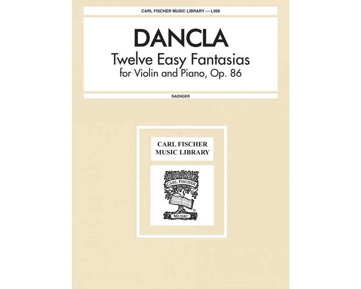 Dancla Twelve Easy Fantasias, Op. 86