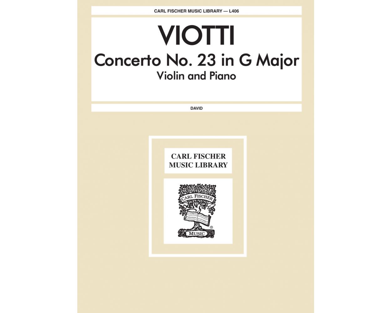 Viotti Concerto No. 23 in G Major