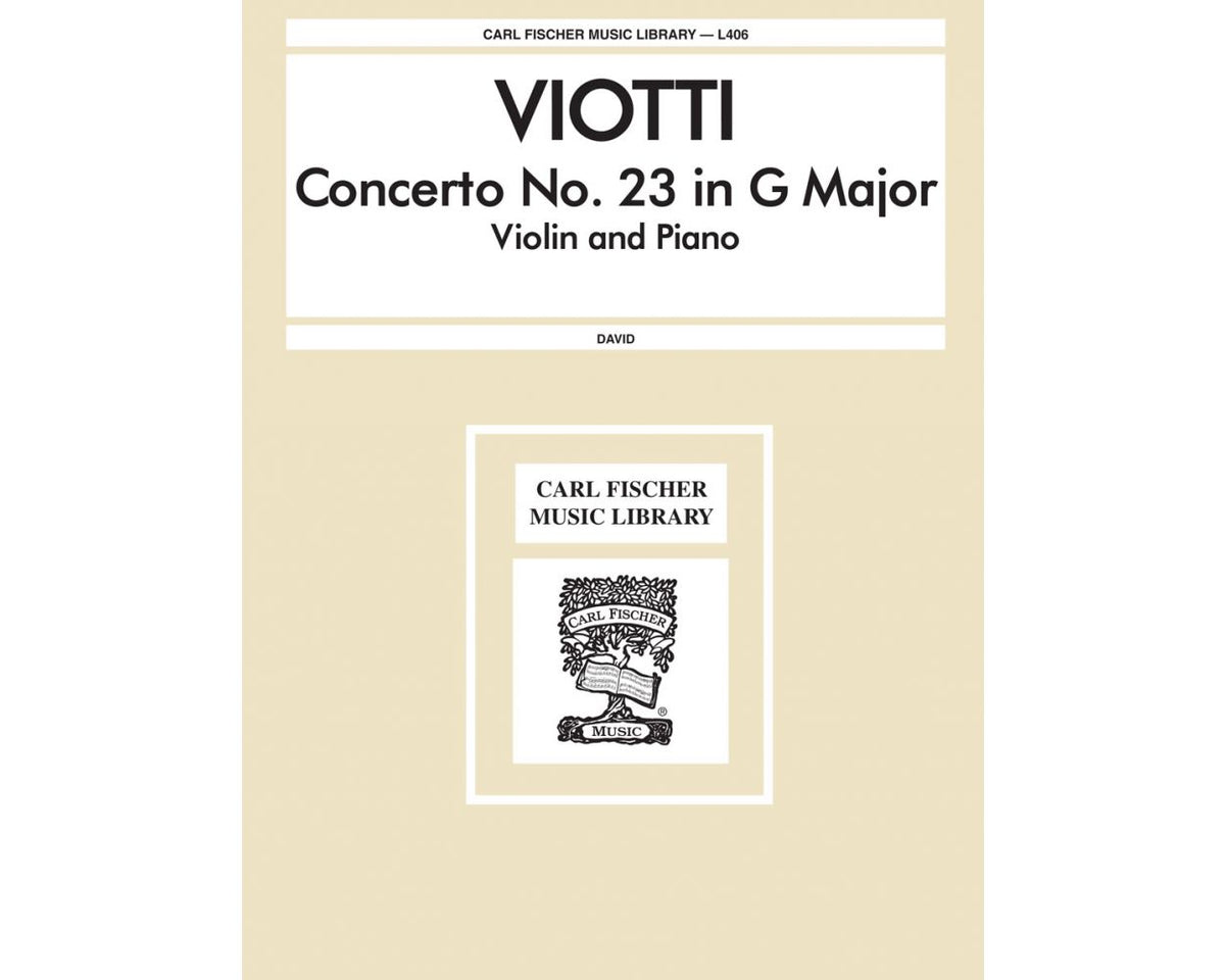 Viotti Concerto No. 23 in G Major