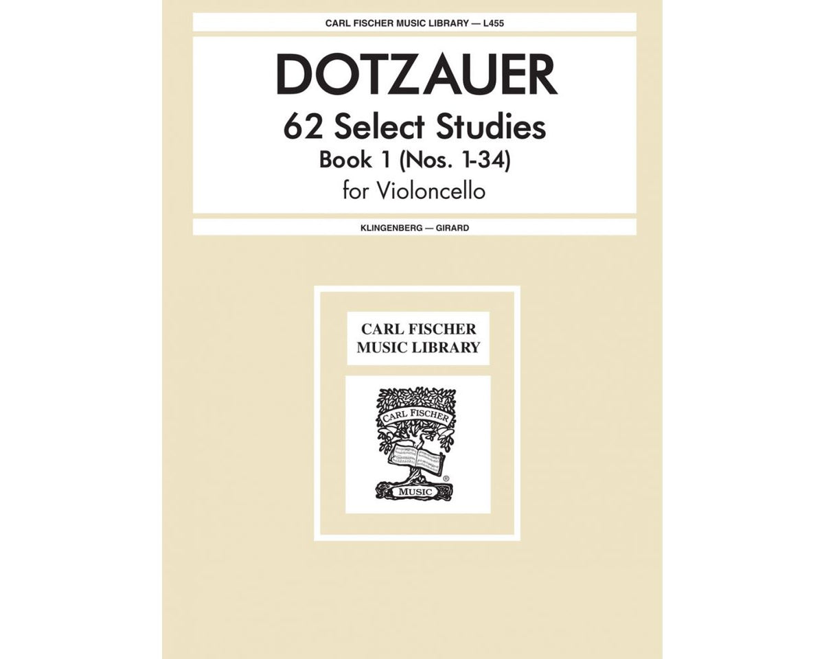 Dotzauer 62 Select Studies for Cello, Book 1