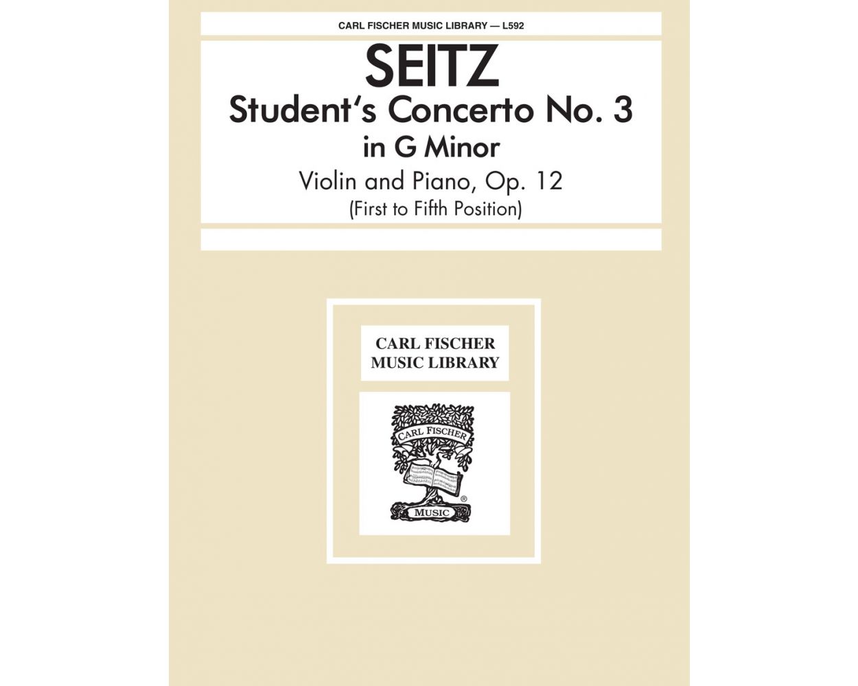 Seitz Student Concerto No 3 in G minor Opus 12