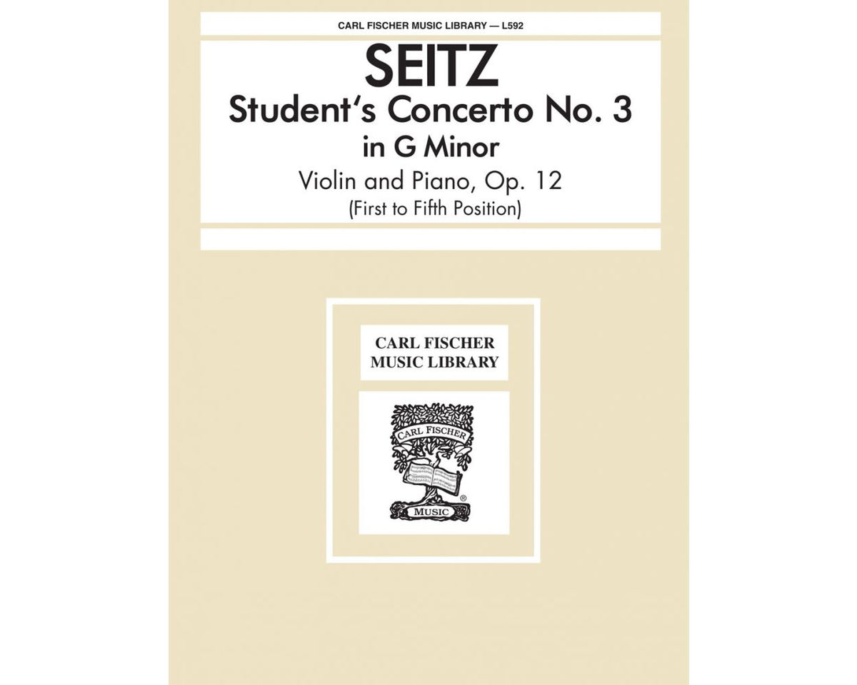 Seitz Student Concerto No 3 in G minor Opus 12