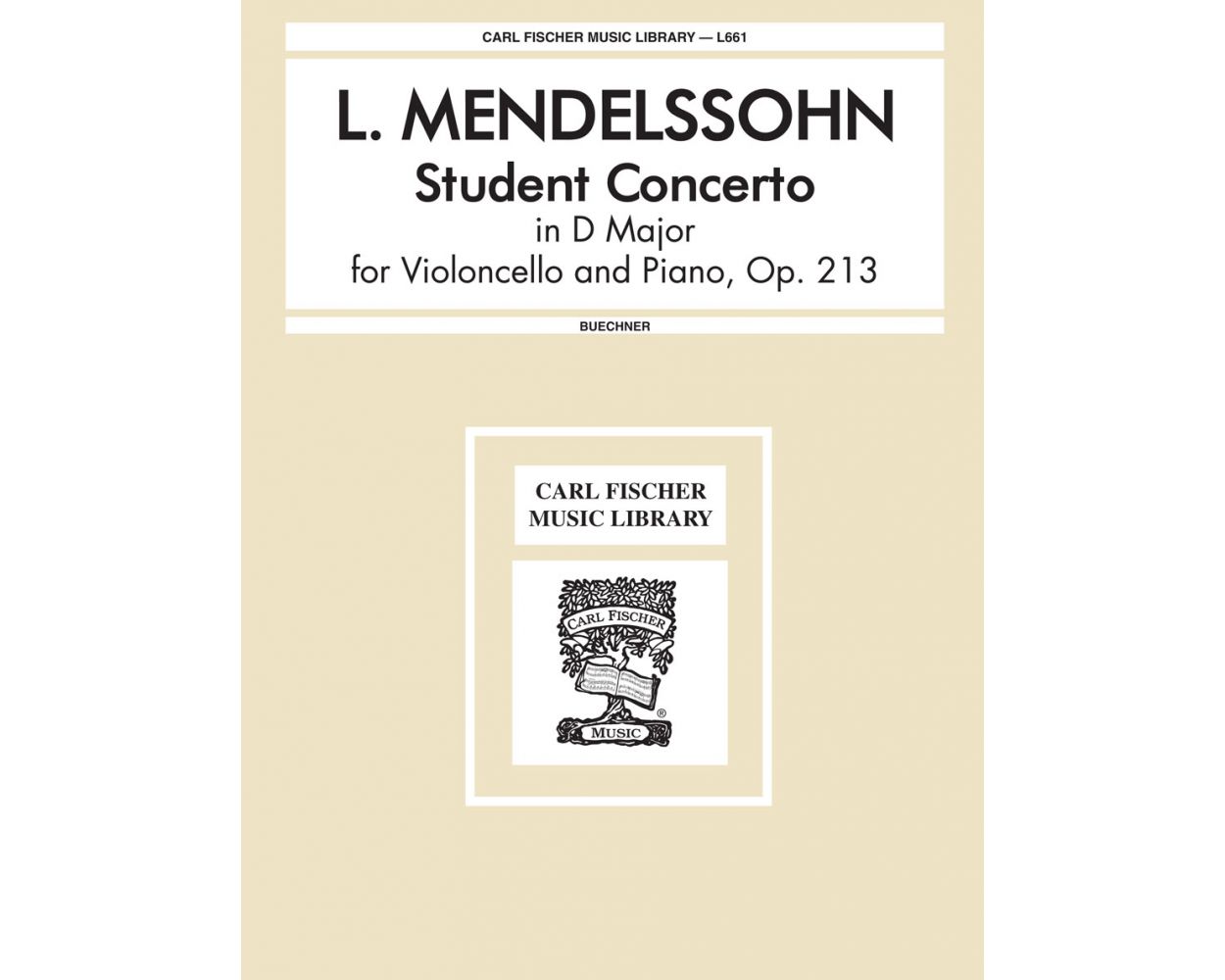 Ludwig Arnold Mendelssohn Student Concerto Opus 213