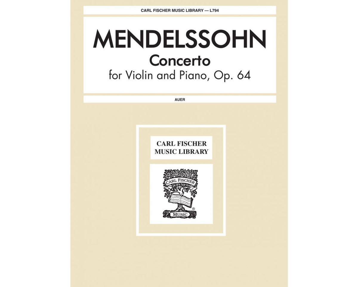 Mendelssohn Violin Concerto Opus 64