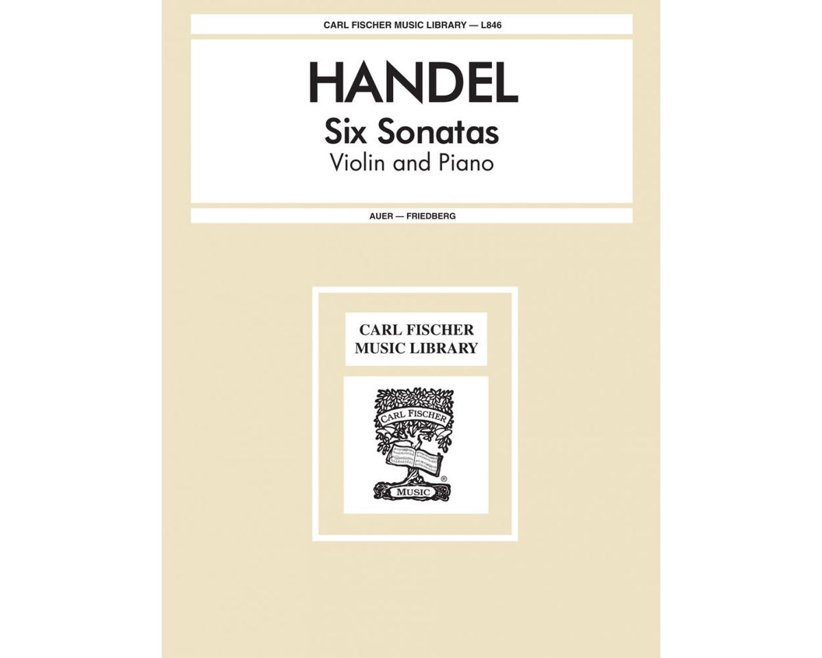 Handel 6 Sonatas for Violin & Piano