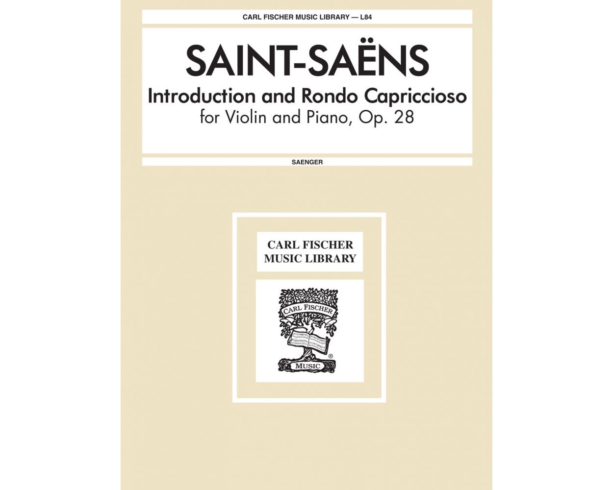 Saint-Saens Introduction and Rondo Capriccioso Opus 28